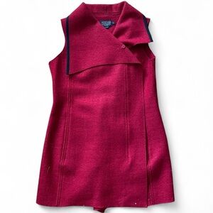 Unique Pendleton Scarlet Woolen Long Vest